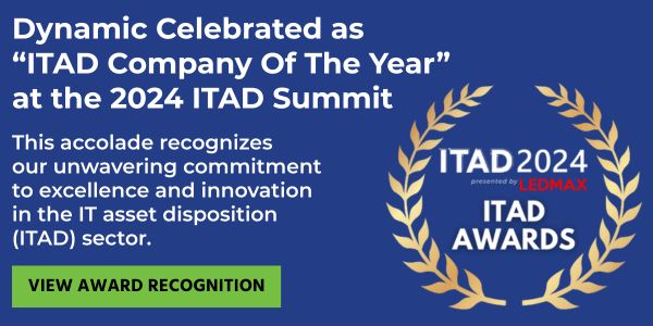Dynamic Lifecycle Innovations, specializing in IT asset disposition services, was named ITAD Company of the Year 2024.