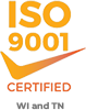 ISO 9001 certified in Wisconsin and Tennessee